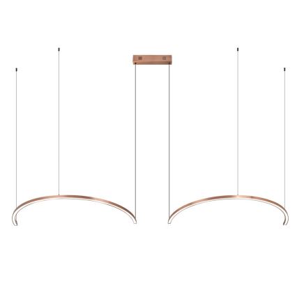 Immax NEO 07328L - LED fényerőszabályozható kábeles csillár FINO LED/72W/230V 120 cm Tuya rózsaarany + távirányítóval