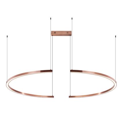 Immax NEO 07328L - LED fényerőszabályozható kábeles csillár FINO LED/72W/230V 120 cm Tuya rózsaarany + távirányítóval