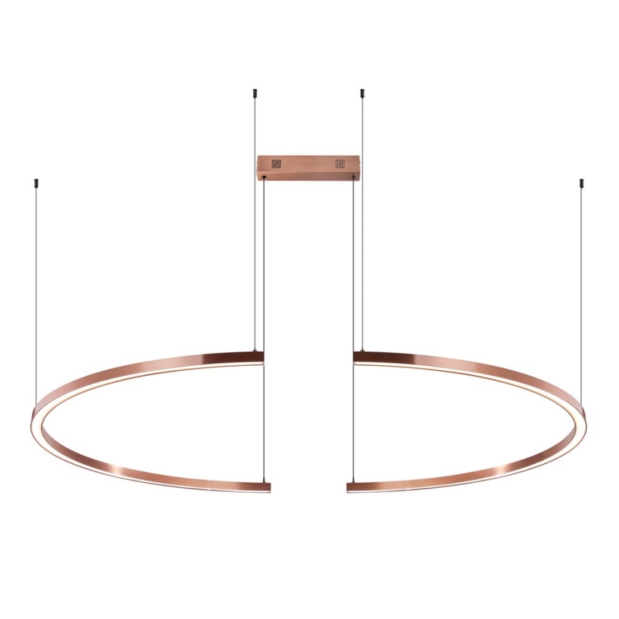 Immax NEO 07328L - LED fényerőszabályozható kábeles csillár FINO LED/72W/230V 120 cm Tuya rózsaarany + távirányítóval