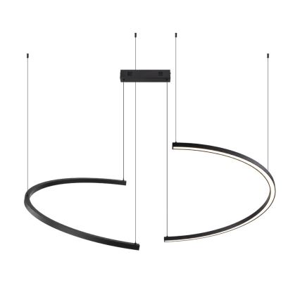 Immax NEO 07329L - FINO kábeles, dimmelhető LED csillár LED/72W/230V 120 cm Tuya fekete + távirányító