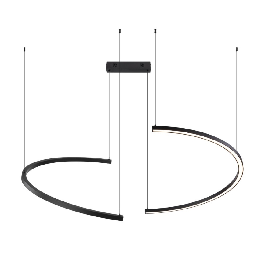 Immax NEO 07329L - FINO kábeles, dimmelhető LED csillár LED/72W/230V 120 cm Tuya fekete + távirányító