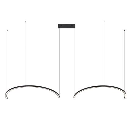 Immax NEO 07329L - FINO kábeles, dimmelhető LED csillár LED/72W/230V 120 cm Tuya fekete + távirányító