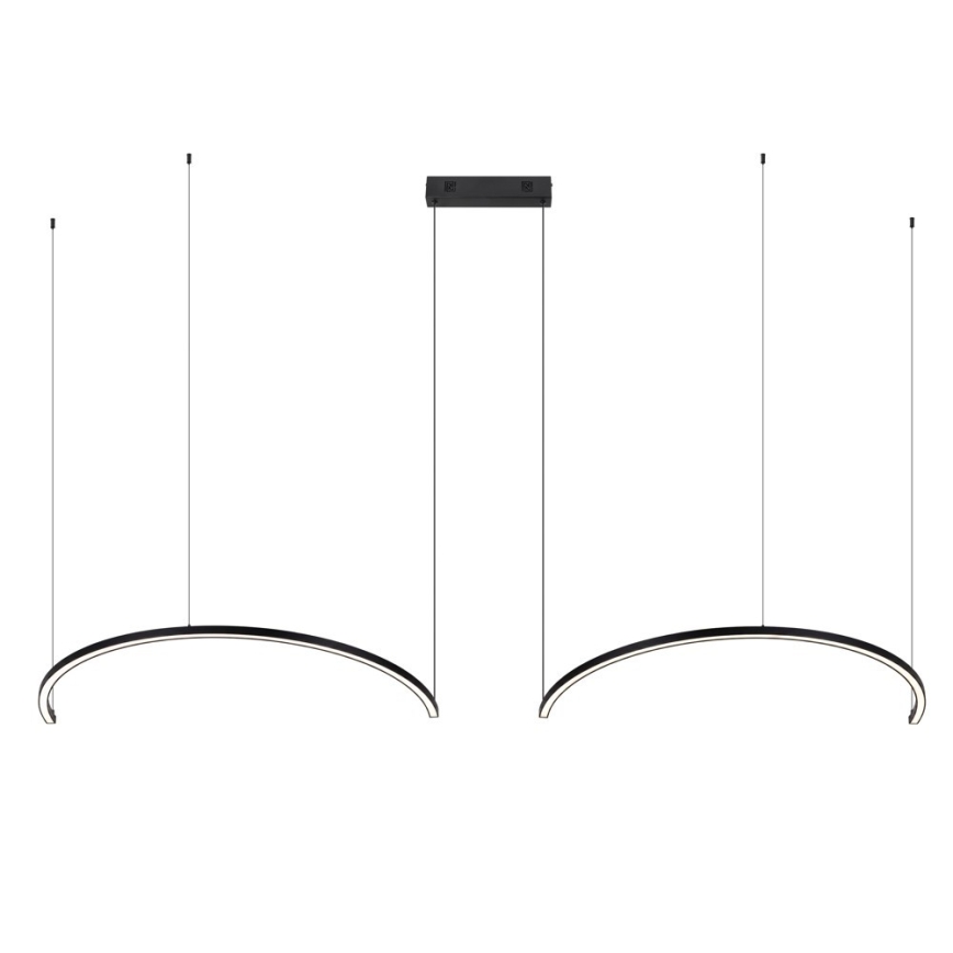 Immax NEO 07329L - FINO kábeles, dimmelhető LED csillár LED/72W/230V 120 cm Tuya fekete + távirányító