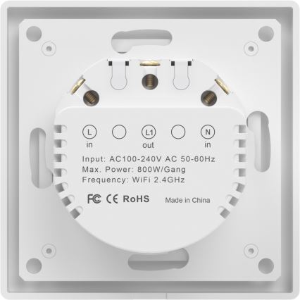 Immax NEO 07549L - Egygombos SMART kapcsoló 230V