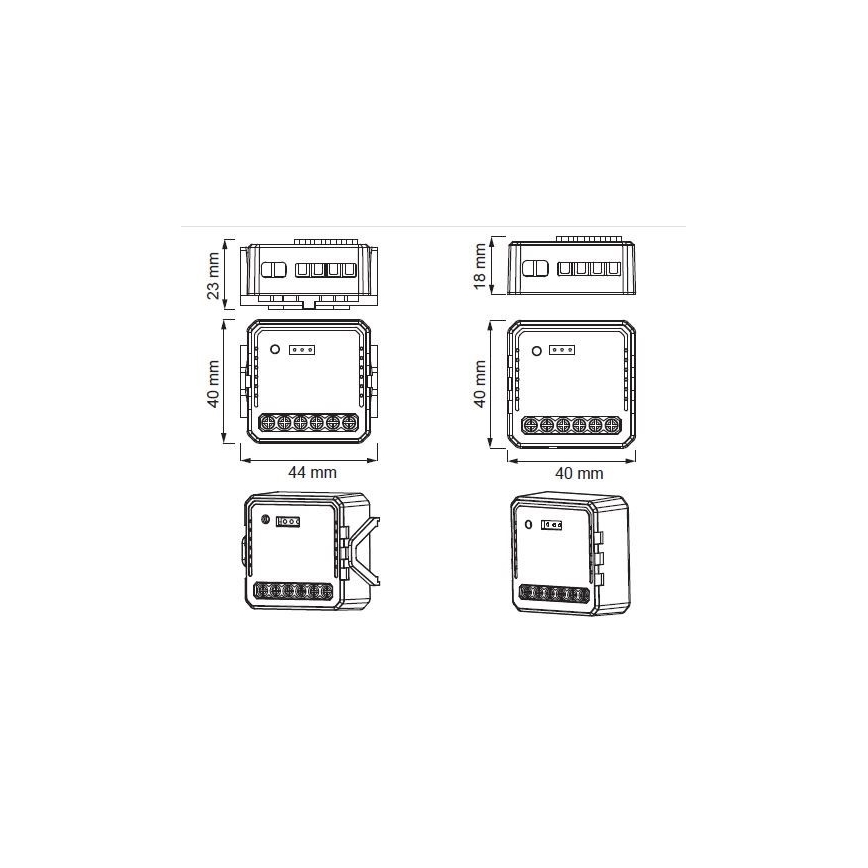 Immax NEO 07571L - Smart távirányító NEO LITE V7 2 gombos Wi-Fi Tuya