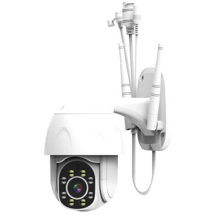 Immax NEO 07702L-3 - Intelligens kültéri kamera érzékelővel RJ45 1080p 230V IP65 Wi-Fi Tuya