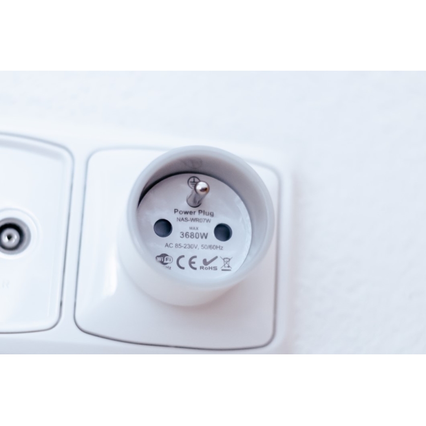 Immax NEO 07715C - KÉSZLET 3x Intelligens aljzat NEO LITE 3680W/230V/16A Wi-Fi Tuya