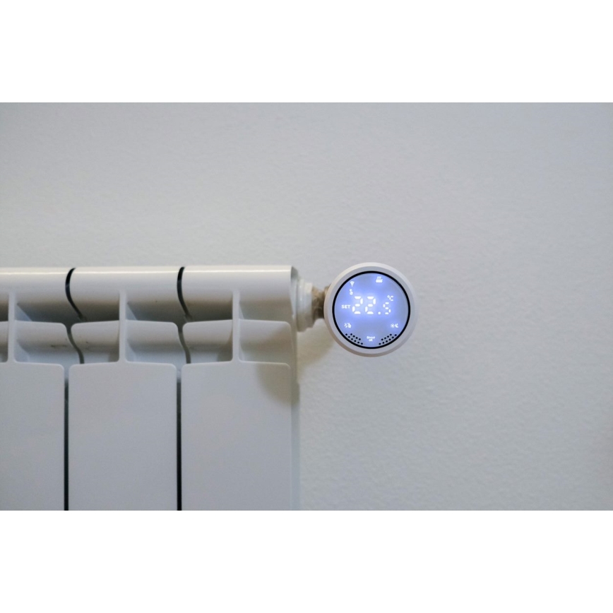 Immax NEO 07732A - KÉSZLET 3x Termosztátfej 2xAA/3V Tuya