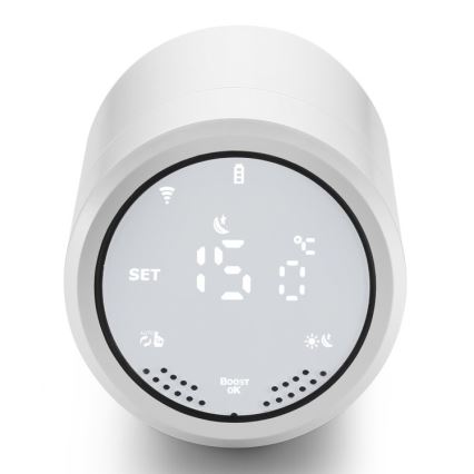 Immax NEO 07732A - KÉSZLET 3x Termosztátfej 2xAA/3V Tuya