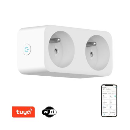Immax NEO 07751L - Intelligens aljzat elosztó NEO LITE 2x16A/230V Wi-Fi Tuya