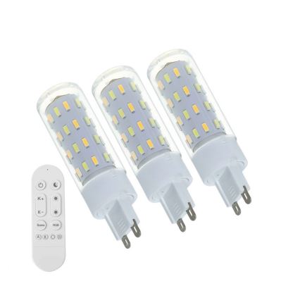 Immax NEO 07763CDO - 3 darabos szett CCT dimmelhető LED izzó G9/4W/230V Wi‑Fi Tuya + távirányító