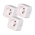 Immax NEO 07786C - SZETT 3x NEO LITE okos konnektor 3680W/230V/16A Tuya