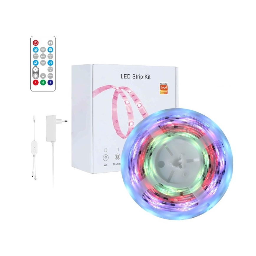 Immax NEO 07791L - LED RGB Dimmelhető szalag NEO LITE LED/18W/230V 5m IP65 MUSIC Wi-FI Tuya + távirányítás