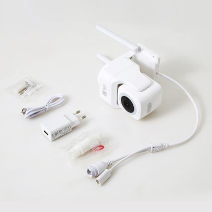 Immax NEO 07793L - Okos kültéri kamera CUBE 4MP érzékelővel, 5V, IP65, Wi-Fi, Tuya