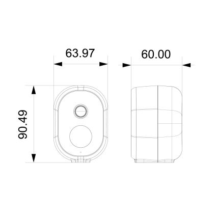 Immax NEO 07802L - Okos kültéri napelemes kamera BARREL érzékelővel 5000 mAh Wi-Fi Tuya IP65