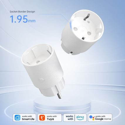 Immax NEO 07813L - F-típusú okos dugalj, 3500 W, Wi‑Fi