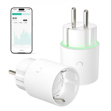 Immax NEO 07813L - F-típusú okos dugalj, 3500 W, Wi‑Fi