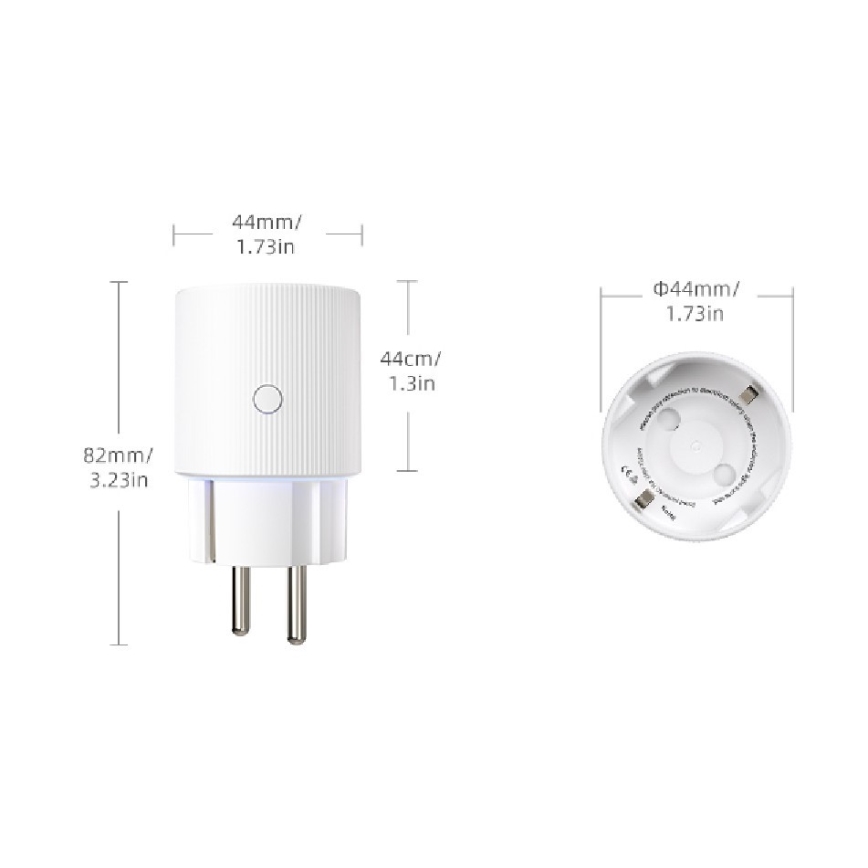 Immax NEO 07813L - F-típusú okos dugalj, 3500 W, Wi‑Fi