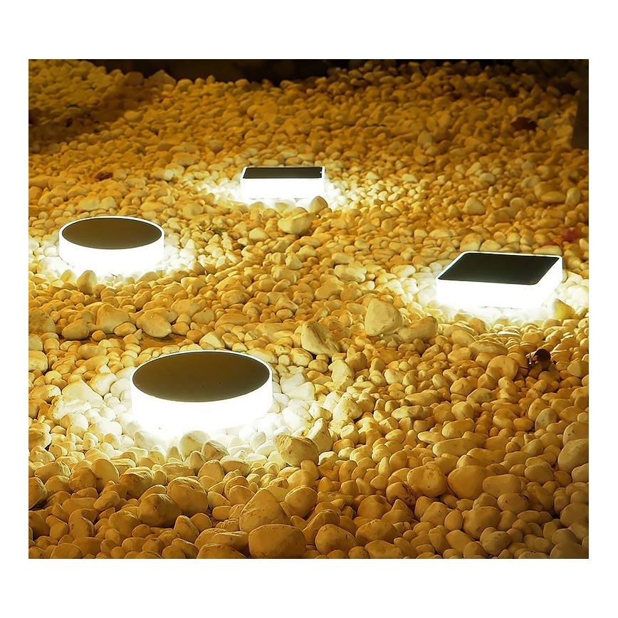 Immax NEO 07910L - LED RGB állítható fényerejű napelemes lámpa érzékelővel NEO LITE LED/1W/5V kerek IP54 Tuya 1300 mAh