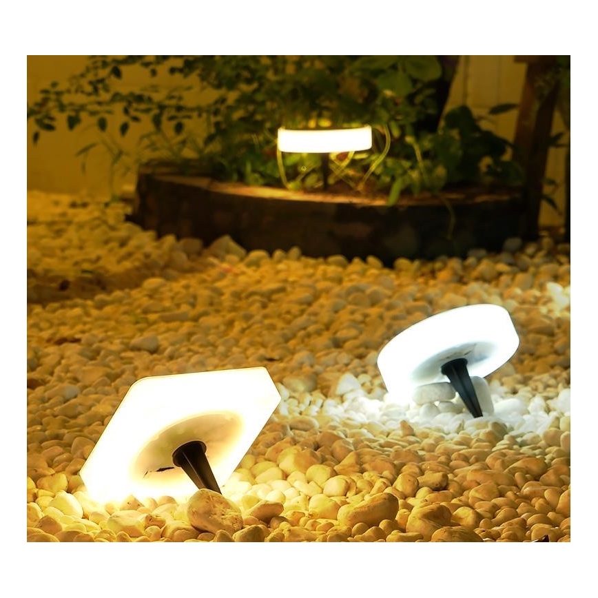Immax NEO 07910L - LED RGB állítható fényerejű napelemes lámpa érzékelővel NEO LITE LED/1W/5V kerek IP54 Tuya 1300 mAh