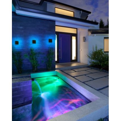 Immax NEO 07911L - LED RGB dimmelhető napelemes lámpa érzékelővel NEO LITE LED/1W/5V négyzet alakú IP54 Tuya 1300 mAh