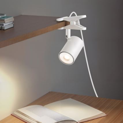 Immax NEO 08292L - PUNTO csipeszes lámpa 1xGU10/9W/230V fehér