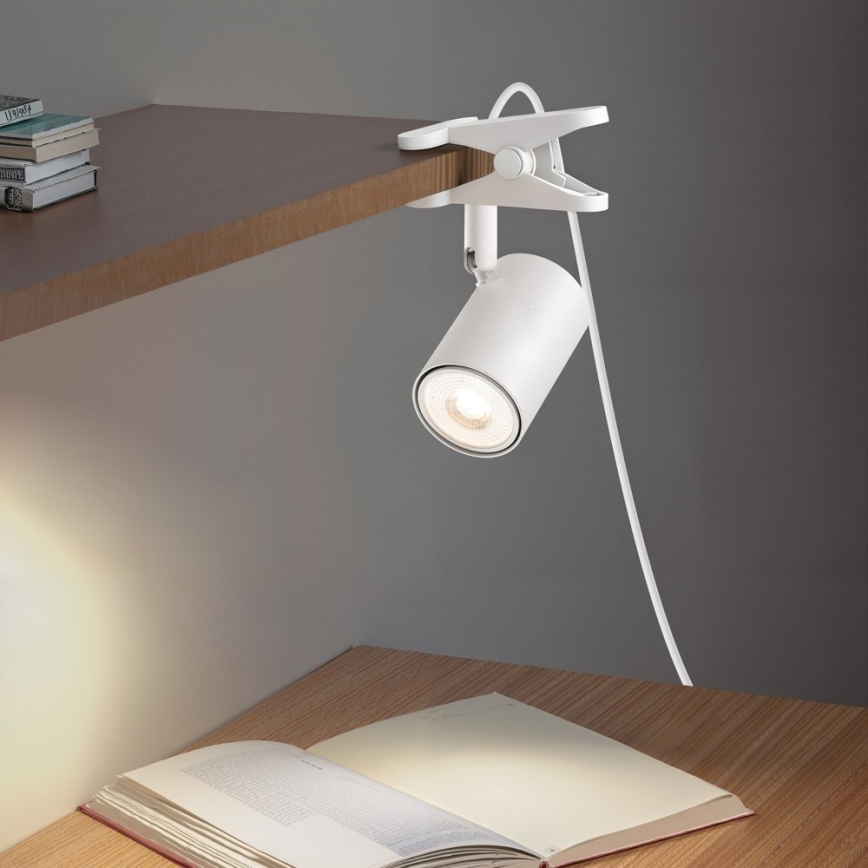 Immax NEO 08292L - PUNTO csipeszes lámpa 1xGU10/9W/230V fehér