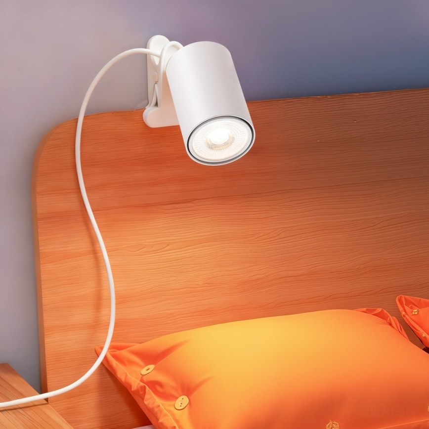 Immax NEO 08292L - PUNTO csipeszes lámpa 1xGU10/9W/230V fehér