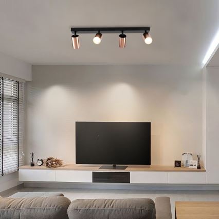 Immax NEO 08303L - Spotlámpa PUNTO 4xGU10/9W/230V rózsaarany