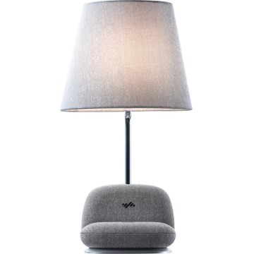 Immax NEO 09109L - LED fényerőszabályozható asztali lámpa Qi vezeték nélküli töltéssel SOFA LED/6W/230V szürke