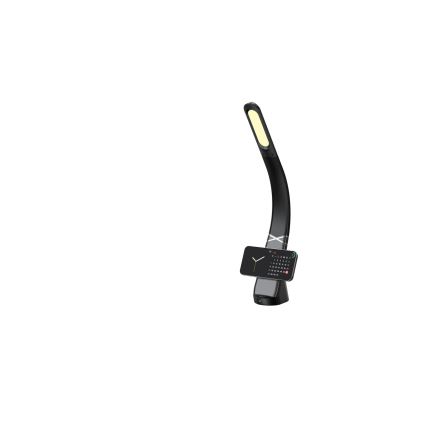 Immax NEO 09110L - Fényerőszabályozható LED asztali lámpa vezeték nélküli töltéssel MAGIC LED/5W/230V fekete