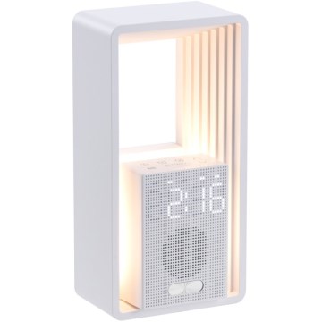 Immax NEO 09113L - LED asztali lámpa ébresztővel és töltéssel CALM LED/3,5W/5V