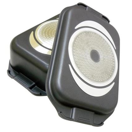 Indukciós sütőedény 2 az 1-ben TORO 9 l 42x25 cm fekete