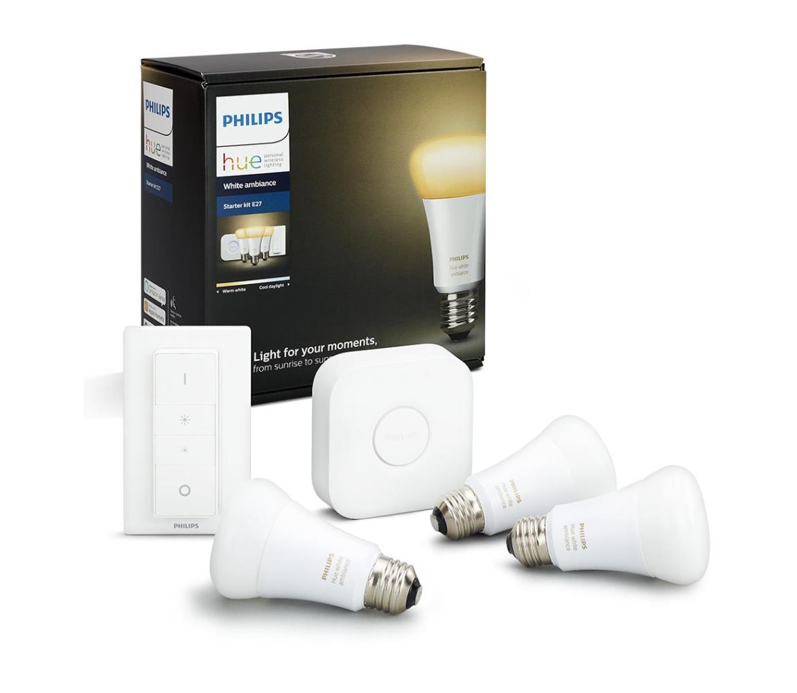 Philips Induló készlet Philips Hue WHITE AMBIANCE 3xE27/9,5W/230V