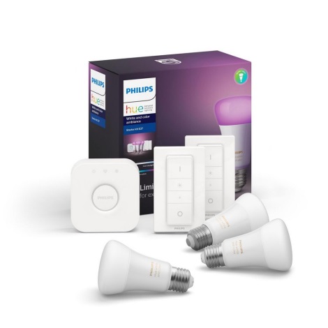 Induló készlet Philips Hue WHITE AND COLOR AMBIANCE 3xE27/9W/230V 2000-6500K