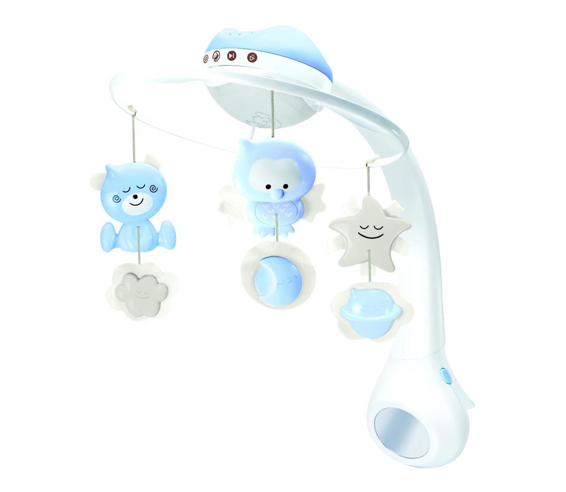 Infantino 3v1 zenélő kiságyforgó, 3xAAA, kék színű 004896