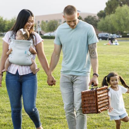 Infantino - Babahordozó FLIP 4in1 világosszürke