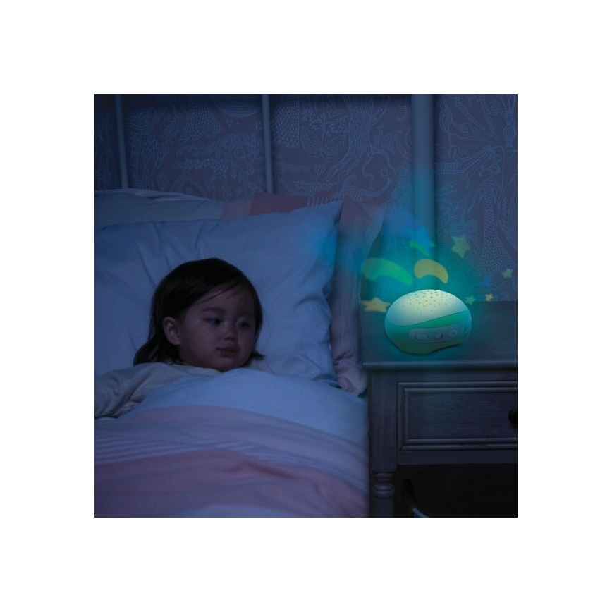 Infantino - Bölcső mobil melódiával 3in1 3xAA zöld