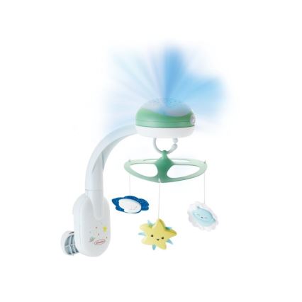 Infantino - Bölcső mobil melódiával 3in1 3xAA zöld