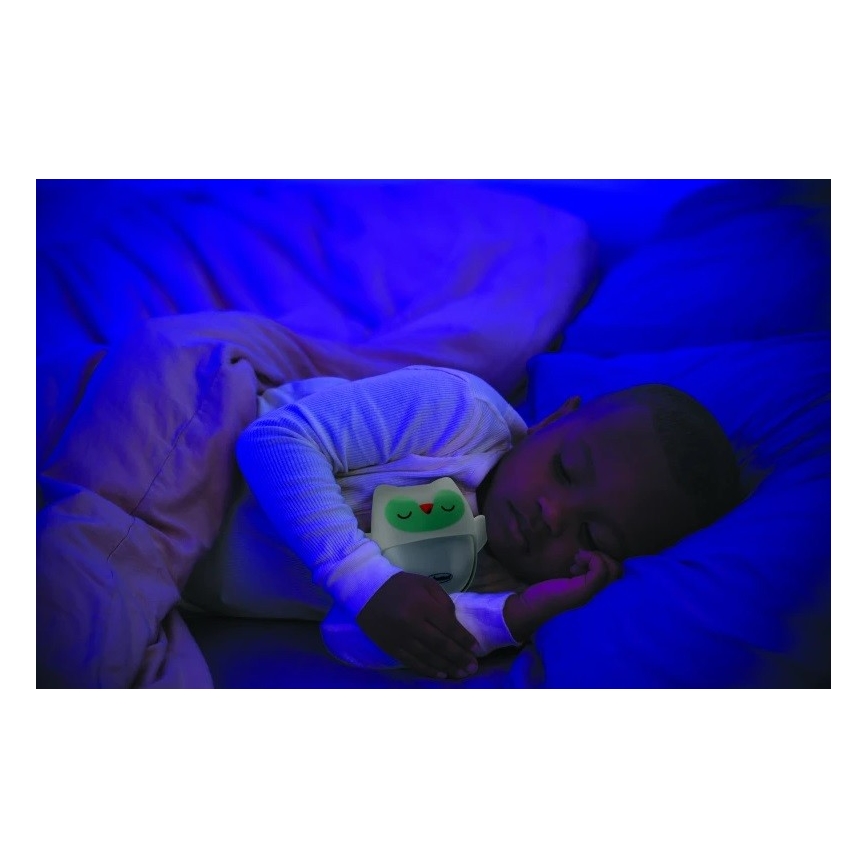 Infantino - Éjjeli lámpa Világító bújós játék Owl