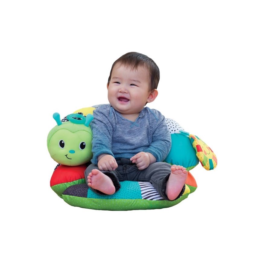 Infantino - Gyermek haspárna 2in1 hernyócska