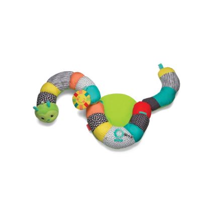 Infantino - Gyermek haspárna 2in1 hernyócska