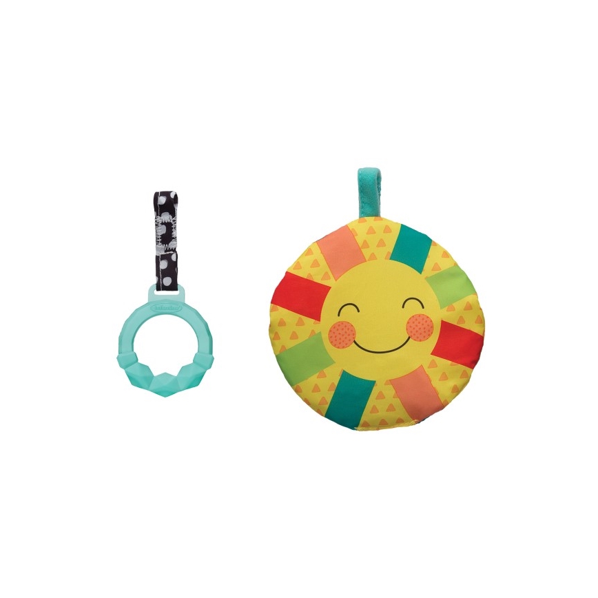 Infantino - Gyermek haspárna 2in1 hernyócska