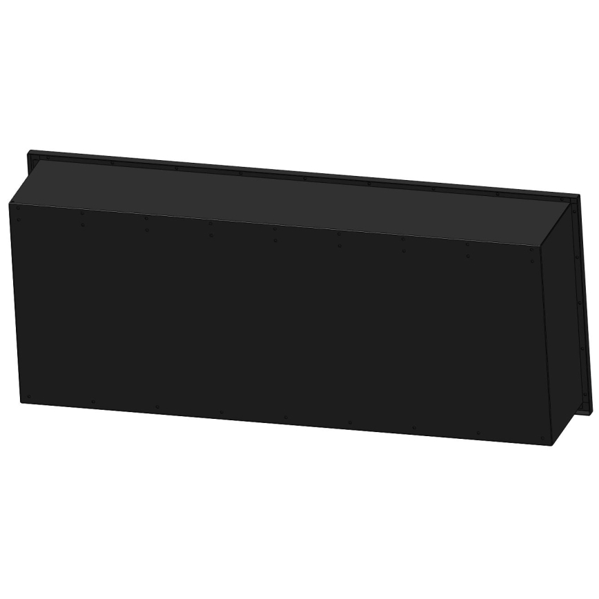 InFire - Beépített BIO kandalló 120x50 cm 3kW fekete