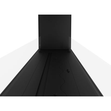 InFire - Beépített BIO kandalló 48,5x123,5 cm 6kW fekete