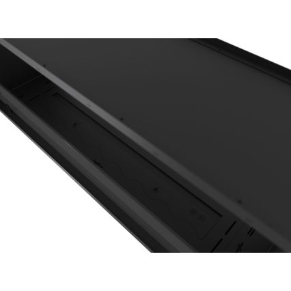 InFire - Beépített BIO kandalló 48,5x123,5 cm 6kW fekete