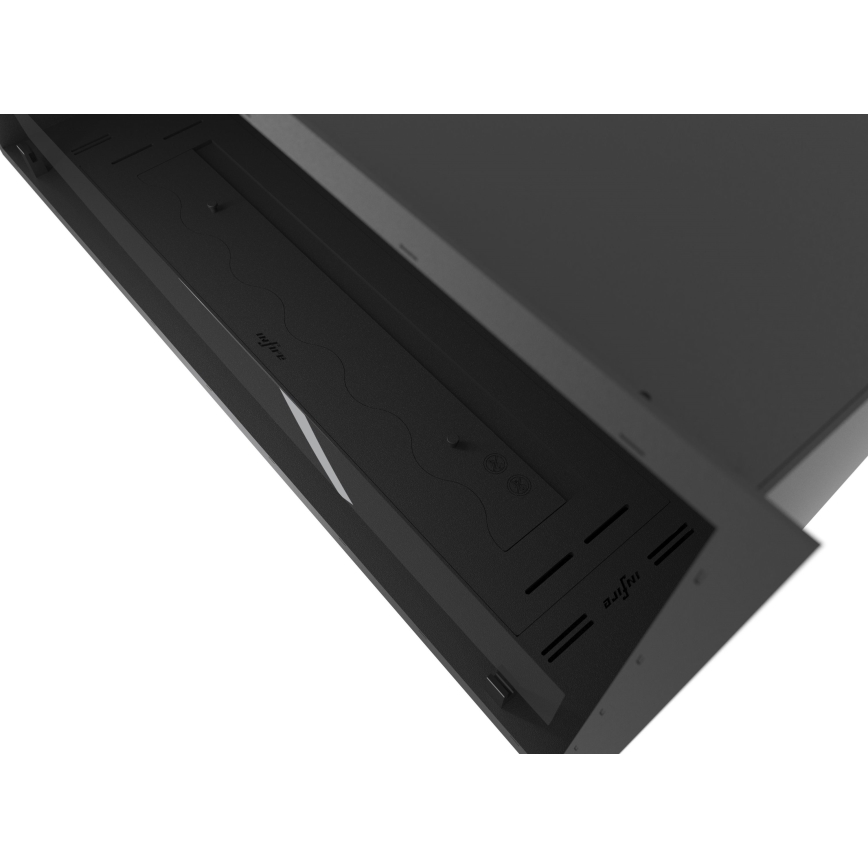 InFire - Beépített BIO kandalló 49,4x104,4 cm 6kW fekete