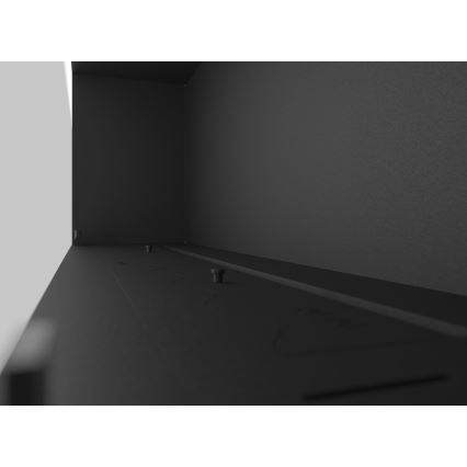 InFire - Beépített BIO kandalló 49,4x124,4 cm 6kW fekete