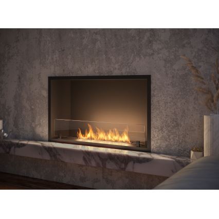 InFire - Beépített BIO kandalló 49,4x84,4 cm 3,5kW fekete