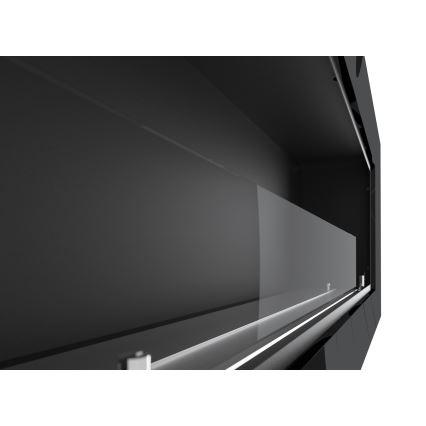 InFire - Beépített BIO kandalló 49x120 cm 3kW fekete